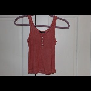Brandy Melville red striped tank top